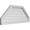Ekena Millwork Octagonal Top Surface Mount PVC Gable Vent w/ 2"W x 2"P Brickmould Sill Frame, 42"W x 18"H GVPOT42X1803SF - alternate 5